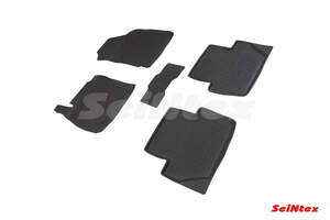 Коврики резиновые с высоким бортом Ford ECOSPORT (рест.)(2017-н.в.) "Seintex" Коврики резиновые с высоким бортом Ford ECOSPORT (рест.)(2017-н.в.) "Seintex"