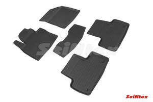 Коврики резиновые с высоким бортом Volvo XC-60 II(2018-н.в.) "Seintex"