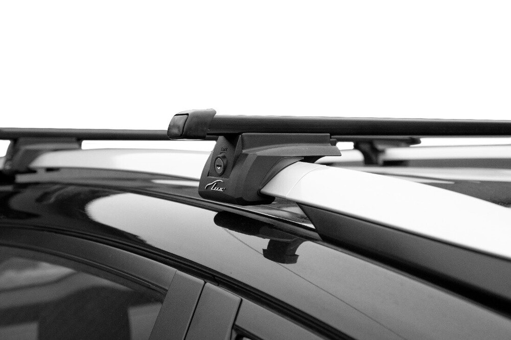 Багажник на рейлинги «LUX ЭЛЕГАНТ» с дугами 1,2м прямоуг.в пластике CHANGAN CS35 (2013-н.в.) Багажник на рейлинги «LUX ЭЛЕГАНТ» с дугами 1,2м прямоуг.в пластике CHANGAN CS35 (2013-н.в.)