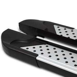 Пороги-подножки ALMOND для BMW X4 F26 (2014-2018)(алюминий+пластик) от ERKUL Пороги-подножки ALMOND для BMW X4 F26 (2014-2018)(алюминий+пластик) от ERKUL