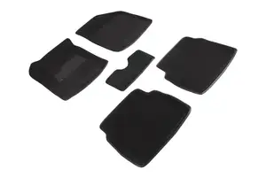 Коврики в салон текстильные SeiNtex 3D CHEVROLET Aveo (2003-2011) черные