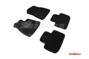 Коврики в салон текстильные SeiNtex 3D LEXUS IS III (2013-н.в) черные