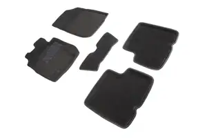Коврики в салон текстильные SeiNtex 3D RENAULT DUSTER АКПП (2011-2015) черные