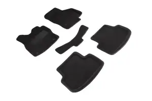 Коврики в салон текстильные SeiNtex 3D SEAT Leon III (2013-н.в) черные