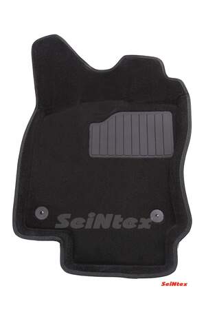 Коврики в салон текстильные SeiNtex 3D SEAT Leon III (2013-н.в) черные