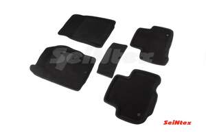 Коврики в салон текстильные SeiNtex 3D SSANG YONG REXTON (2012-н.в) черные