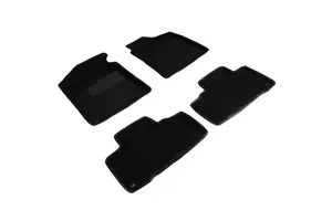 Коврики в салон текстильные SeiNtex 3D SSANG YONG ACTYON new (2010-н.в) черные