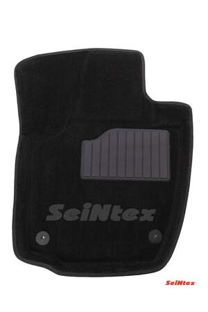 Коврики в салон текстильные SeiNtex 3D SKODA Rapid (2014-н.в) черные