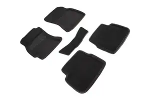 Коврики в салон текстильные SeiNtex 3D SUBARU FORESTER III (2008-2012) черные