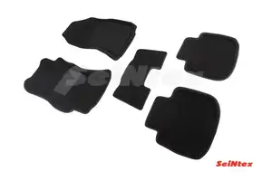 Коврики в салон текстильные SeiNtex 3D SUBARU Outback V (2015-н.в) черные