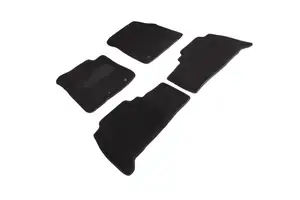 Коврики в салон текстильные SeiNtex 3D TOYOTA LAND CRUISER 200 рестайлинг (2012-н.в) черные