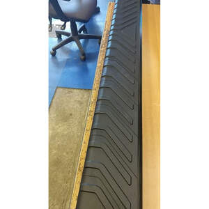 Пороги-подножки «Bosphorus Black» для SKODA YETI 2009-2018 (алюминий+пластик) от ERKUL