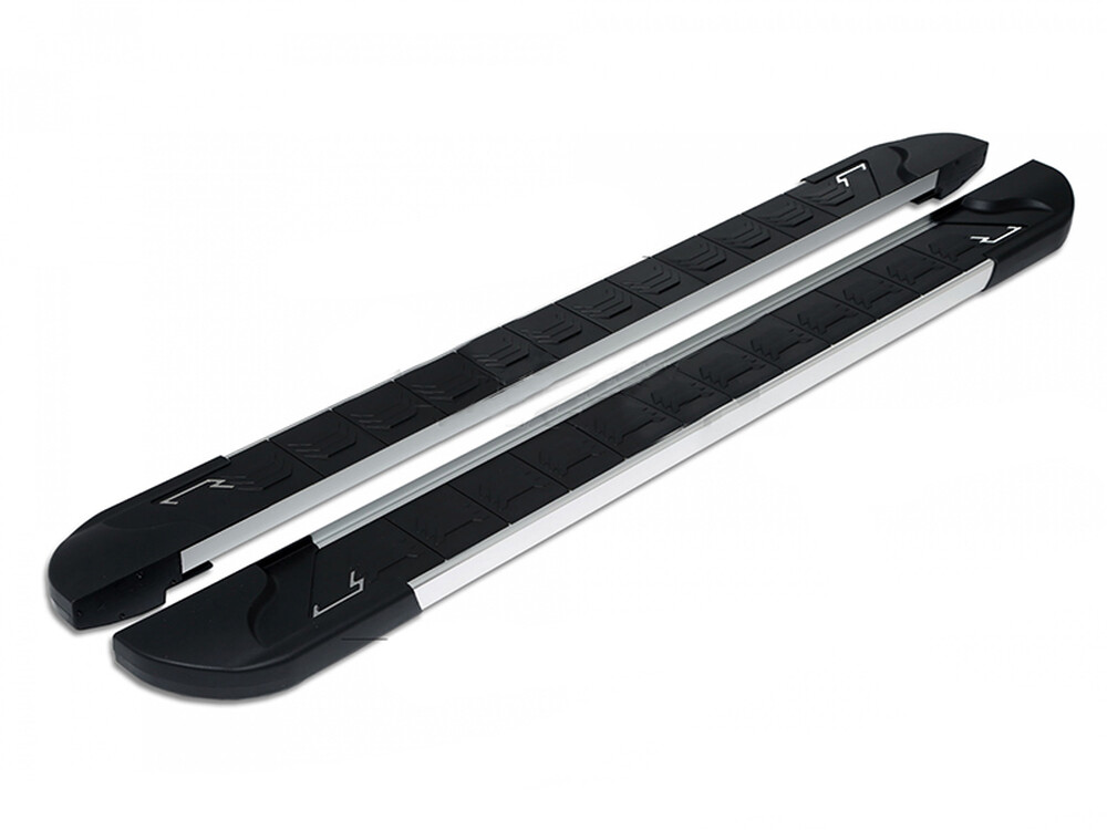 Пороги-подножки REDLINE для MERCEDES ML 164 2006-2011 (алюминий+пластик) от ERKUL Пороги-подножки REDLINE для MERCEDES ML 164 2006-2011 (алюминий+пластик) от ERKUL