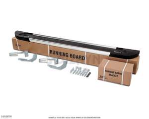 Пороги-подножки REDLINE для TOYOTA Rav4 IV (2015-2021) (алюминий+пластик) от ERKUL
