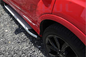 Пороги-подножки MEVSIM V2 GREY для VOLKCWAGEN AMAROK 2010-2018 (алюминий+пластик) от ERKUL Пороги-подножки MEVSIM V2 GREY для VOLKCWAGEN AMAROK 2010-2018 (алюминий+пластик) от ERKUL