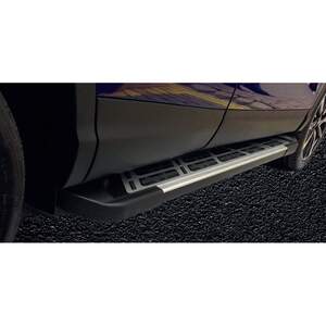 Пороги-подножки SUNRISE для NISSAN JUKE 2010-2018 (алюминий+пластик) от ERKUL