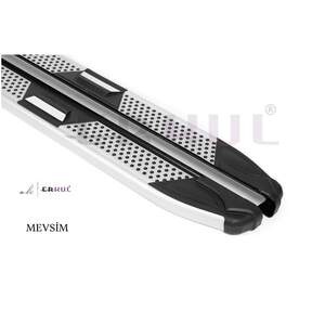 Пороги-подножки MEVSIM для LAND ROVER FREELANDER 2 2008-2016 (алюминий+пластик) от ERKUL Пороги-подножки MEVSIM для LAND ROVER FREELANDER 2 2008-2016 (алюминий+пластик) от ERKUL