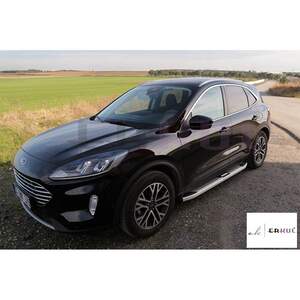Пороги-подножки MEVSIM для MAZDA CX -9 2009-2017 (алюминий+пластик) от ERKUL