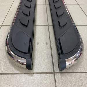 Пороги-подножки MAYDOS V1 (Мэйдос В1) для KIA SPORTAGE III 2010-2015 (алюминий+пластик) от ERKUL