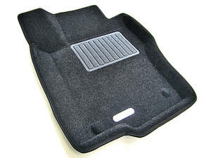 Коврики в салон текстильные Euromat 3D Business MERCEDES GL-class W164 (2006-2012), черные (5 шт.)