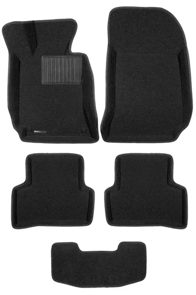 Коврики в салон текстильные Euromat 3D Business MERCEDES С-class W204 (2008-2014), черные (5 шт.) Коврики в салон текстильные Euromat 3D Business MERCEDES С-class W204 (2008-2014), черные (5 шт.)