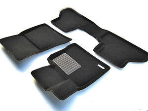 Коврики в салон текстильные Euromat 3D Business BMW X5 (E-70) (2008-2014), черные (3 шт.)