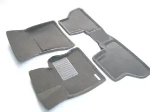 Коврики в салон текстильные Euromat 3D Business для BMW X5 (E70) / X6 (E71) (2008-2014) серые