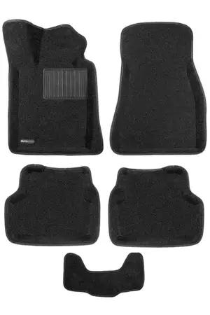 Коврики в салон текстильные Euromat 3D Business BMW 5 (G30) (2017-н.в.) черные (5 шт.)