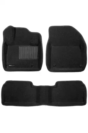 Коврики в салон текстильные Euromat 3D Business CITROEN C5 (2008-2018), черные (3 шт.)