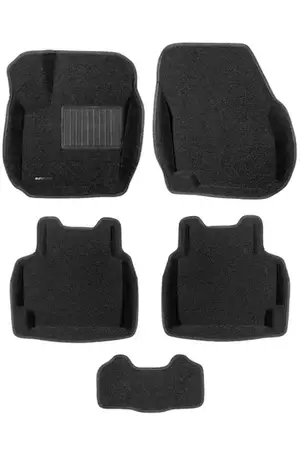 Коврики в салон текстильные Euromat 3D Business FORD Mondeo (2007-2014), черные (5 шт.)