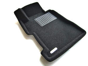Коврики в салон текстильные Euromat 3D Business HONDA Civic седан (2006-2012), черные (3 шт.)