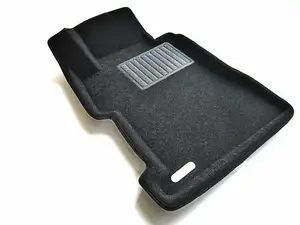 Коврики в салон текстильные Euromat 3D Business HONDA Civic седан (2006-2012), черные (3 шт.)