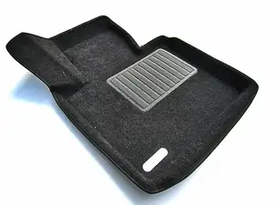 Коврики в салон текстильные Euromat 3D business LAND ROVER Range Rover (2002-2012), черные (3 шт.)
