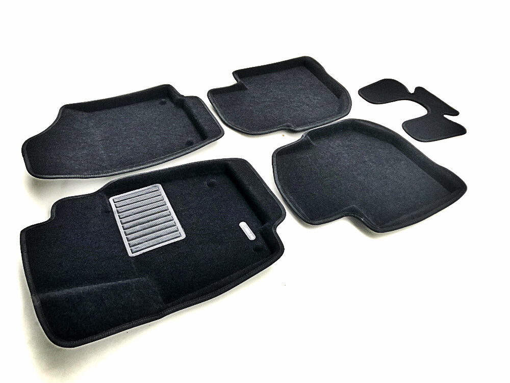 Коврики в салон текстильные Euromat 3D Business SKODA Rapid (2013-2020), черные (5 шт.) Коврики в салон текстильные Euromat 3D Business SKODA Rapid (2013-2020), черные (5 шт.)