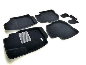 Коврики в салон текстильные Euromat 3D Business SKODA Rapid (2013-2020), черные (5 шт.) Коврики в салон текстильные Euromat 3D Business SKODA Rapid (2013-2020), черные (5 шт.)