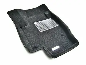 Коврики в салон текстильные Euromat 3D Business SKODA Rapid (2013-2020), черные (5 шт.)