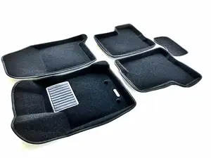 Коврики в салон текстильные Euromat 3D Business Lada XRay (2016-2017), черные (5 шт.)