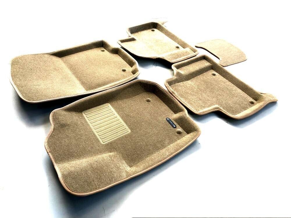 Коврики в салон текстильные Euromat 3D Business для NISSAN Qashqai (2007-2013) бежевые Коврики в салон текстильные Euromat 3D Business для NISSAN Qashqai (2007-2013) бежевые