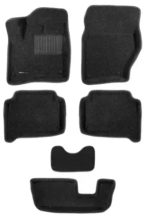 Коврики в салон текстильные Euromat 3D AUDI Q7 (2005-2015) (3-ий ряд)