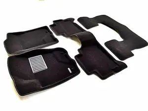 Коврики в салон текстильные Euromat 3D Business INFINITI QX 56 (2004-2010) (3-ряд)