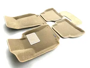 Коврики в салон текстильные Euromat 3D Business MERCEDES W205 (C-Class) (2015-) бежевые
