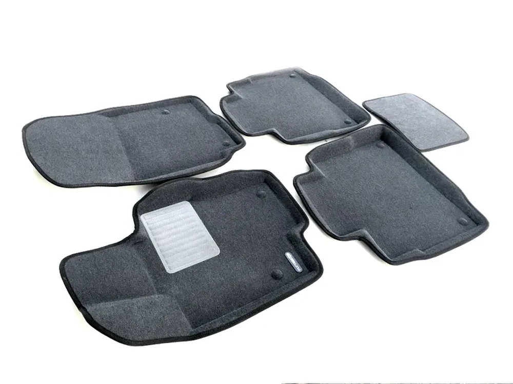 Коврики в салон текстильные Euromat 3D Business MERCEDES W167 (GLE-Class) (2019-) серые C4 Коврики в салон текстильные Euromat 3D Business MERCEDES W167 (GLE-Class) (2019-) серые C4