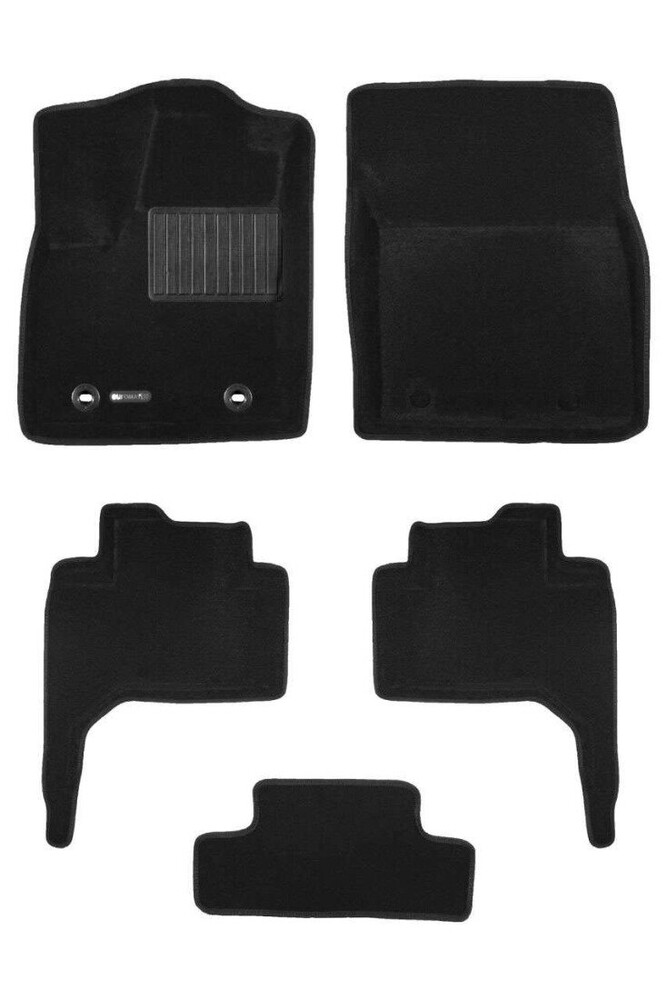 Коврики в салон текстильные Euromat 3D Business TOYOTA LC 300 (2021-) (с креп.) серые Коврики в салон текстильные Euromat 3D Business TOYOTA LC 300 (2021-) (с креп.) серые