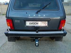 Быстросъемный фаркоп «Бизон»  Нива Легенд квадрат 50х50