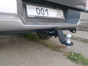 Быстросъемный фаркоп «Бизон»  Mitsubishi VI L200  квадрат 50х50