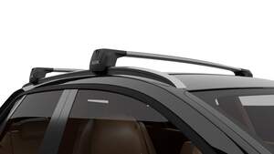 Багажные поперечины Скаут-2 (Scout-2) для JAC JS6 на интегрированные рейлинги 120кг нагрузка,черные