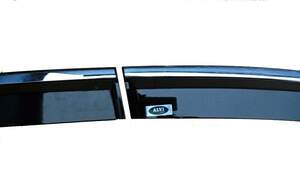 Дефлекторы окон накл. JAC JS4 (2020-)   МОСКВИЧ 3 (2023) ALVI-STYLE нерж.м