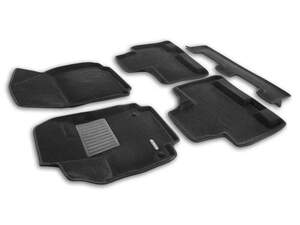 Коврики в салон текстильные Euromat 3D lux GEELY Okavango (2024-) (3-ряд)  C5