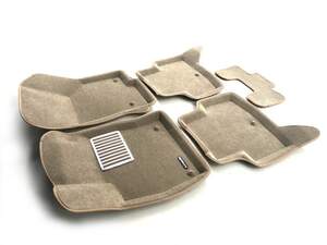 Коврики салона текстильные Euromat 3D lux LEXUS LX570 (12-) (с креп.) бежевые  C5