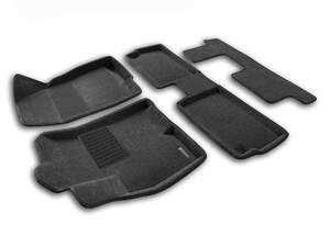 Коврики в салон текстильные Euromat 3D Business Chery Tiggo 8 PRO 2021-н.в. серые